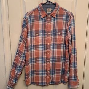 Faherty Roadtrip Flannel. Size M.